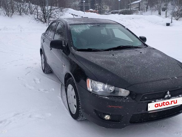 2007 Mitsubishi Lancer X, чёрный, 700000 рублей - вид 1