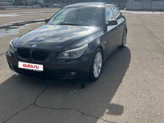 2005 BMW 5 серии 525i V (E60/E61), чёрный, 990000 рублей, вид 3