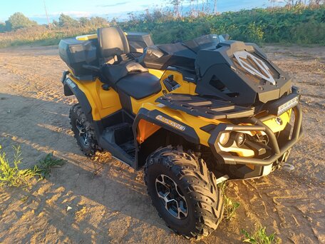 2012 BRP Can-Am Outlander MAX 1000, жёлтый, 1500000 рублей, вид 1