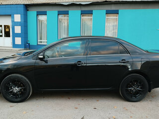 2012 Toyota Corolla X (E140, E150) Рестайлинг, чёрный, 1150000 рублей, вид 4