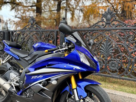 2007 Yamaha YZF-R6, синий, 750000 рублей, вид 3