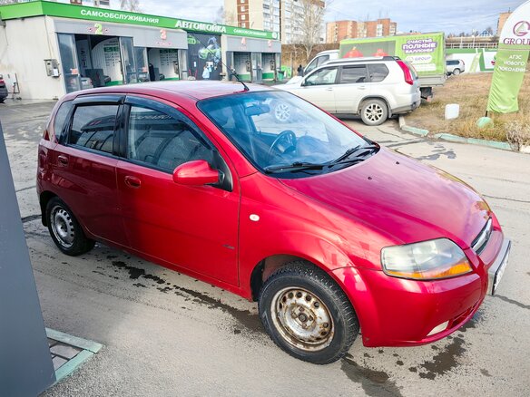 2006 Chevrolet Aveo I, красный, 280000 рублей - вид 2