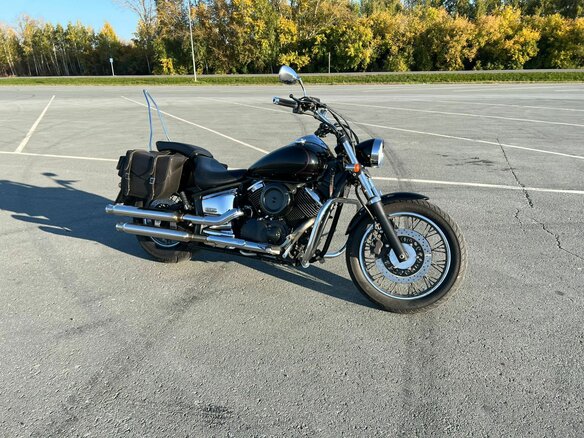 2005 Yamaha XVS1100, чёрный, 600000 рублей - вид 14
