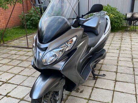 2010 Suzuki Burgman (SkyWave) 400, серебристый, 360000 рублей, вид 2