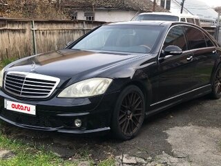 2007 Mercedes-Benz S-Класс 450 V (W221), чёрный, 1400000 рублей, вид 1