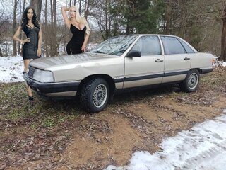 1987 Audi 100 III (C3), серый, 200000 рублей, вид 2