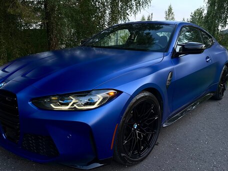 2021 BMW M4 Competition Package G82/G83, синий, 6150000 рублей, вид 3