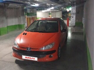 2007 Peugeot 206, оранжевый, 170000 рублей, вид 2