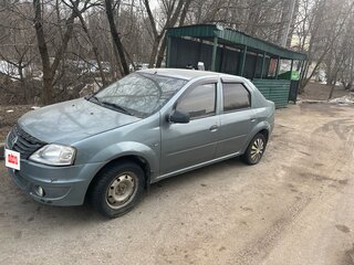 2011 Renault Logan I Рестайлинг, синий, 220000 рублей, вид 1