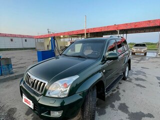 2005 Toyota Land Cruiser Prado 4-speed 120 Series, зелёный, 1600000 рублей, вид 2