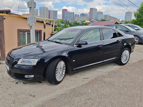 2006 Audi A8 II (D3) Рестайлинг, синий, 1450000 рублей - вид 5