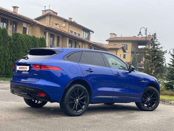 2020 Jaguar F-Pace I, синий, 3840000 рублей - вид 3