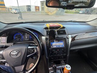 2016 Toyota Camry VII (XV50) Рестайлинг, чёрный, 1600000 рублей, вид 5