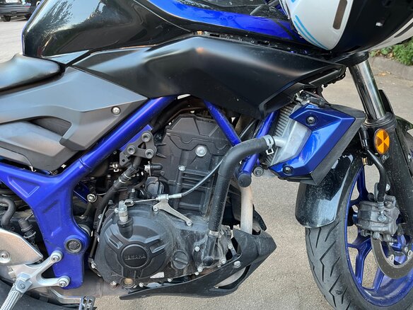 2018 Yamaha MT-03, синий, 420000 рублей - вид 15