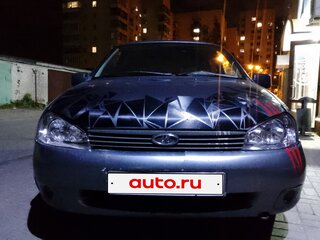 2008 Lada (ВАЗ) Kalina I, серый, 190000 рублей, вид 1