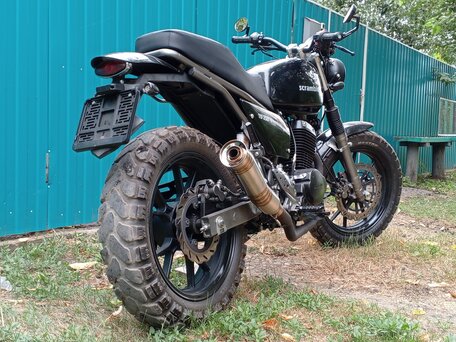 2013 Motoland Scrambler 250, чёрный, 135000 рублей, вид 3