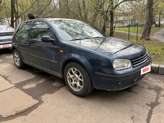 1998 Volkswagen Golf IV, синий, 365000 рублей, вид 1