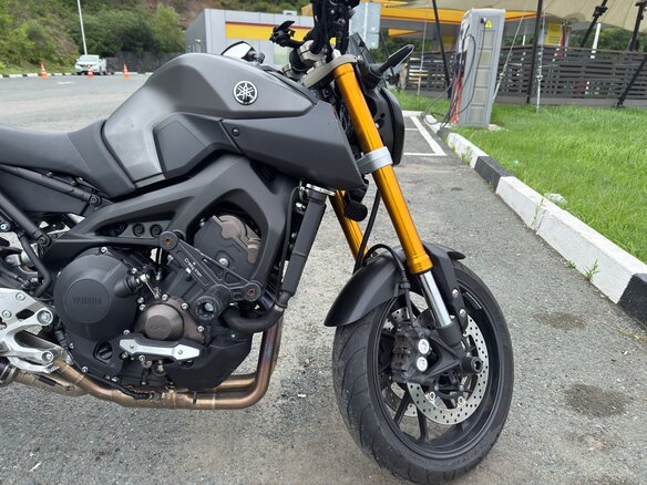 2014 Yamaha MT-09 (FZ-09), серый, 750000 рублей - вид 6