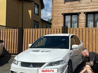 2005 Mitsubishi Lancer IX Рестайлинг, белый, 700000 рублей, вид 2