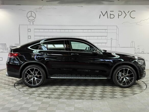 2021 Mercedes-Benz GLC Coupe AMG 43 AMG I (C253) Рестайлинг, чёрный - вид 6