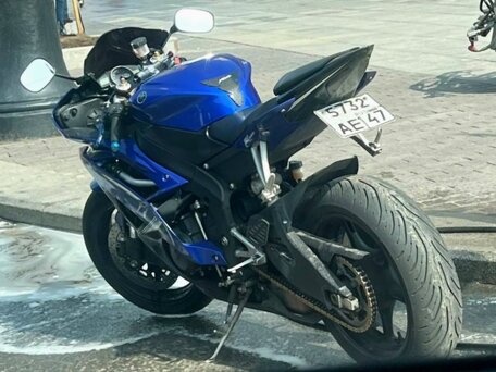 2009 Yamaha YZF-R6, синий, 600000 рублей, вид 3