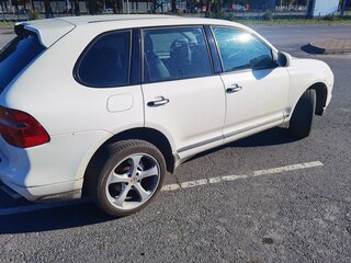 2007 Porsche Cayenne S I Рестайлинг (957), белый, 900000 рублей, вид 2