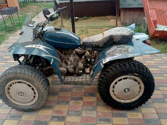 2021 Stels ATV-650 Guepard ST, синий, 60000 рублей - вид 2