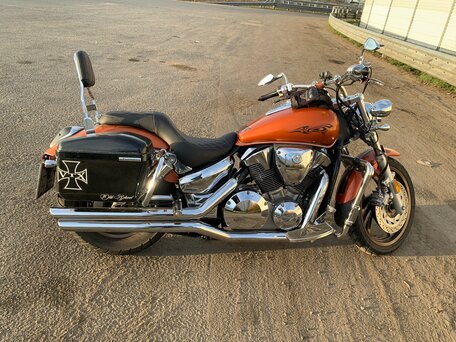2004 Honda VTX 1300, оранжевый, 600000 рублей, вид 5