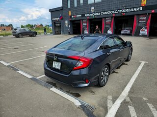 2018 Honda Civic X, синий, 1490000 рублей, вид 4