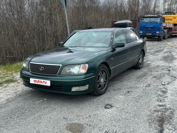1997 Lexus LS 400 II, зелёный, 640000 рублей - вид 9