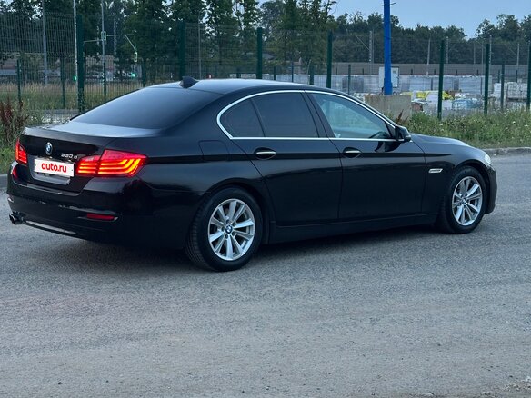 2013 BMW 5 серии 530d VI (F10/F11/F07) Рестайлинг, чёрный - вид 7