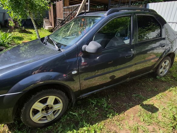 2007 Renault Logan I, серый, 300000 рублей - вид 5