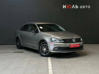 2018 Volkswagen Jetta VI Рестайлинг, бежевый, 1080000 рублей, вид 3