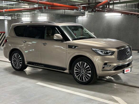 2020 Infiniti QX80 I Рестайлинг 3, жёлтый, 5700000 рублей - вид 2