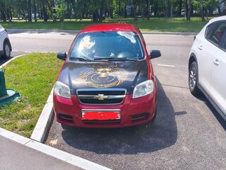 2010 Chevrolet Aveo I Рестайлинг, красный, 380000 рублей, вид 3