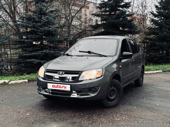 2012 Lada (ВАЗ) Granta I, серый, 210000 рублей