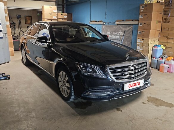2019 Mercedes-Benz S-Класс 560 Long VI (W222, C217) Рестайлинг, чёрный, 4050000 рублей