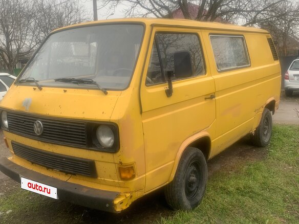 1988 Volkswagen Transporter T3, жёлтый, 199000 рублей