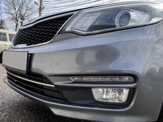 2017 Kia Rio III Рестайлинг, серый, 1250000 рублей, вид 2