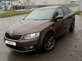 2014 Skoda Octavia III (A7), коричневый, 1350000 рублей, вид 1