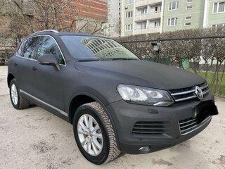 2012 Volkswagen Touareg II, чёрный, 2101000 рублей, вид 3