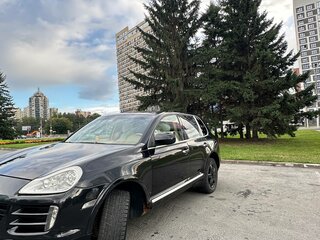 2007 Porsche Cayenne S I Рестайлинг (957), чёрный, 1100000 рублей, вид 1