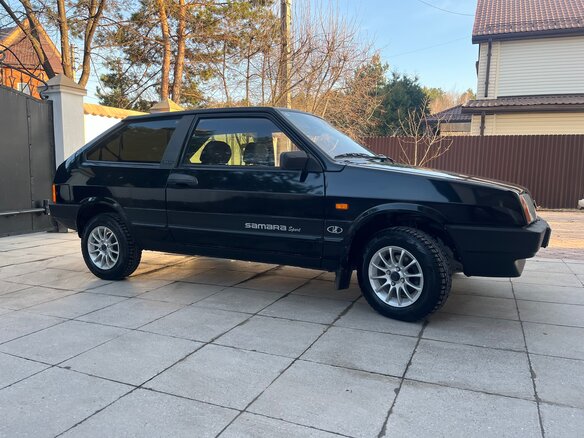 1997 Lada (ВАЗ) 2108, чёрный - вид 4
