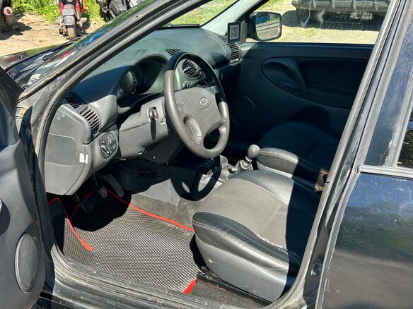 2011 Lada (ВАЗ) Kalina I, чёрный, 160000 рублей - вид 6