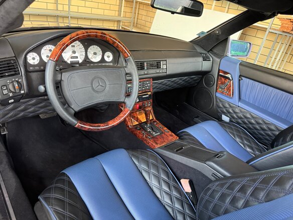 1993 Mercedes-Benz SL-Класс 500 IV (R129), фиолетовый, 3600000 рублей - вид 2
