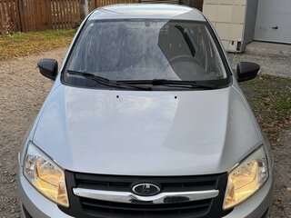2014 Lada (ВАЗ) Granta I, серебристый, 370000 рублей, вид 3