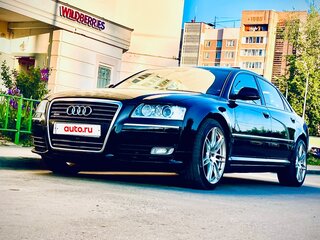 2008 Audi A8 II (D3) Рестайлинг 2, чёрный, 1027000 рублей, вид 4