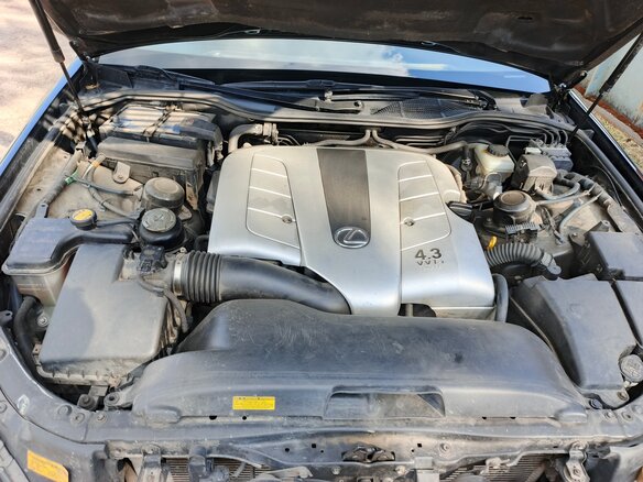 2004 Lexus LS 430 III Рестайлинг, чёрный, 897200 рублей - вид 13