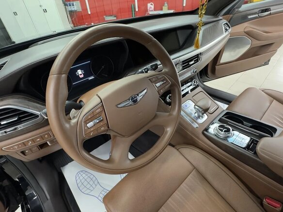 2020 Genesis G90 I Рестайлинг, чёрный, 4900000 рублей - вид 23