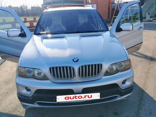2004 BMW X5 4.4i I (E53) Рестайлинг, серый, 1380000 рублей, вид 1